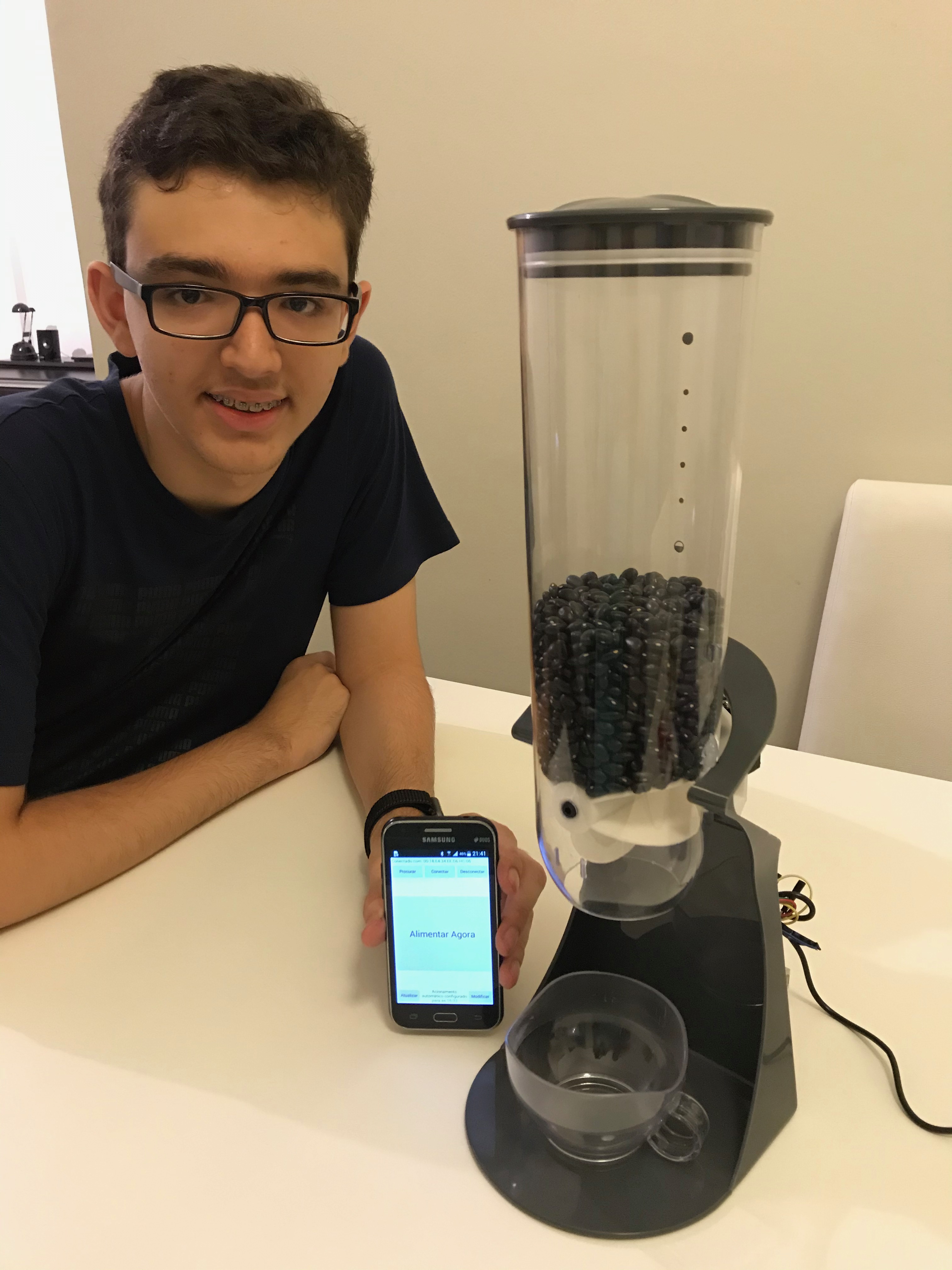 Teste com ração